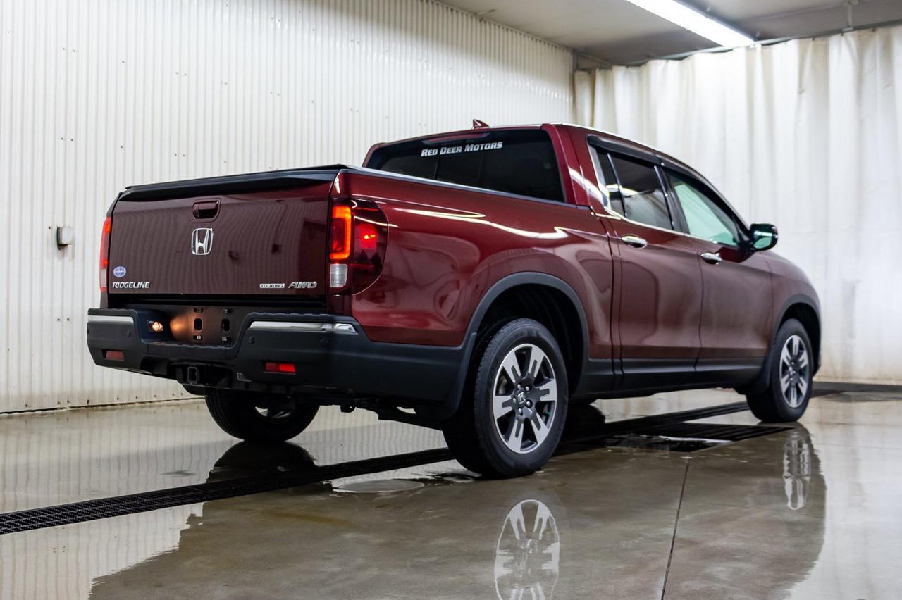 2018 Honda Ridgeline 4x4 Crew Cab Touring Leather Roof Nav Red Deer AB