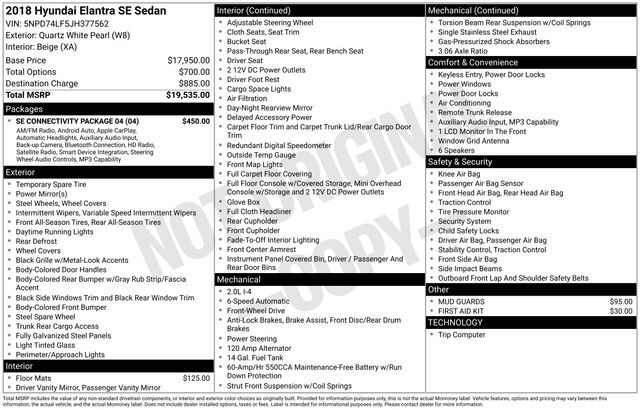 2018 Hyundai Elantra SE Raleigh NC