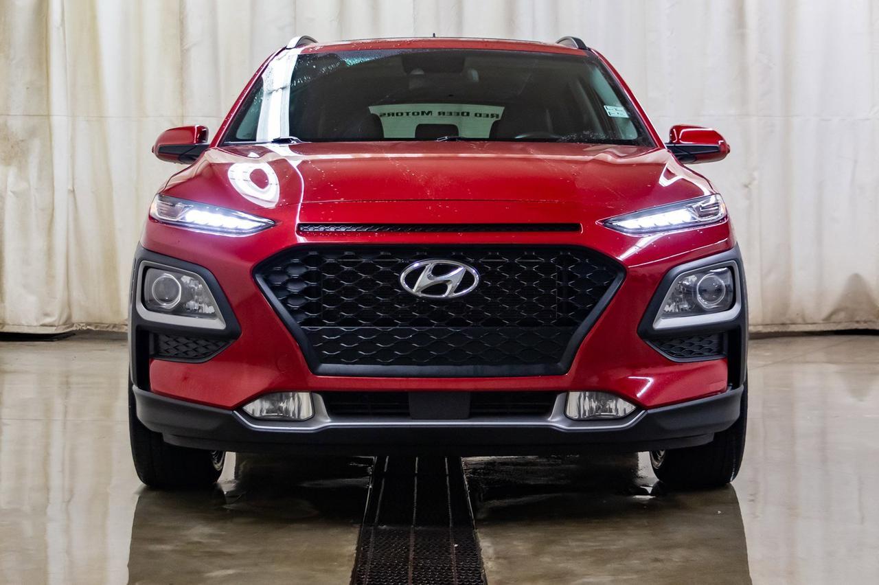 2018 Hyundai Kona AWD Luxury Leather Roof BCam Red Deer AB