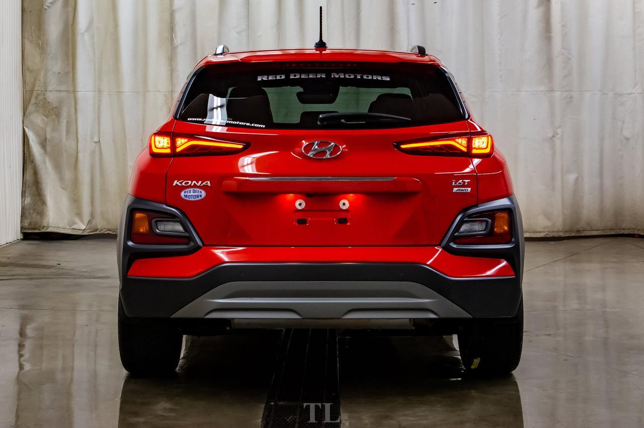 2018 Hyundai Kona AWD Ultimate Leather Roof Nav BCam Red Deer AB