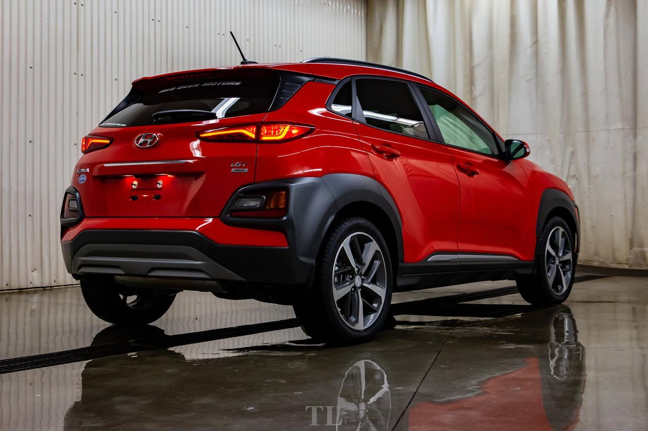 2018 Hyundai Kona AWD Ultimate Leather Roof Nav BCam Red Deer AB