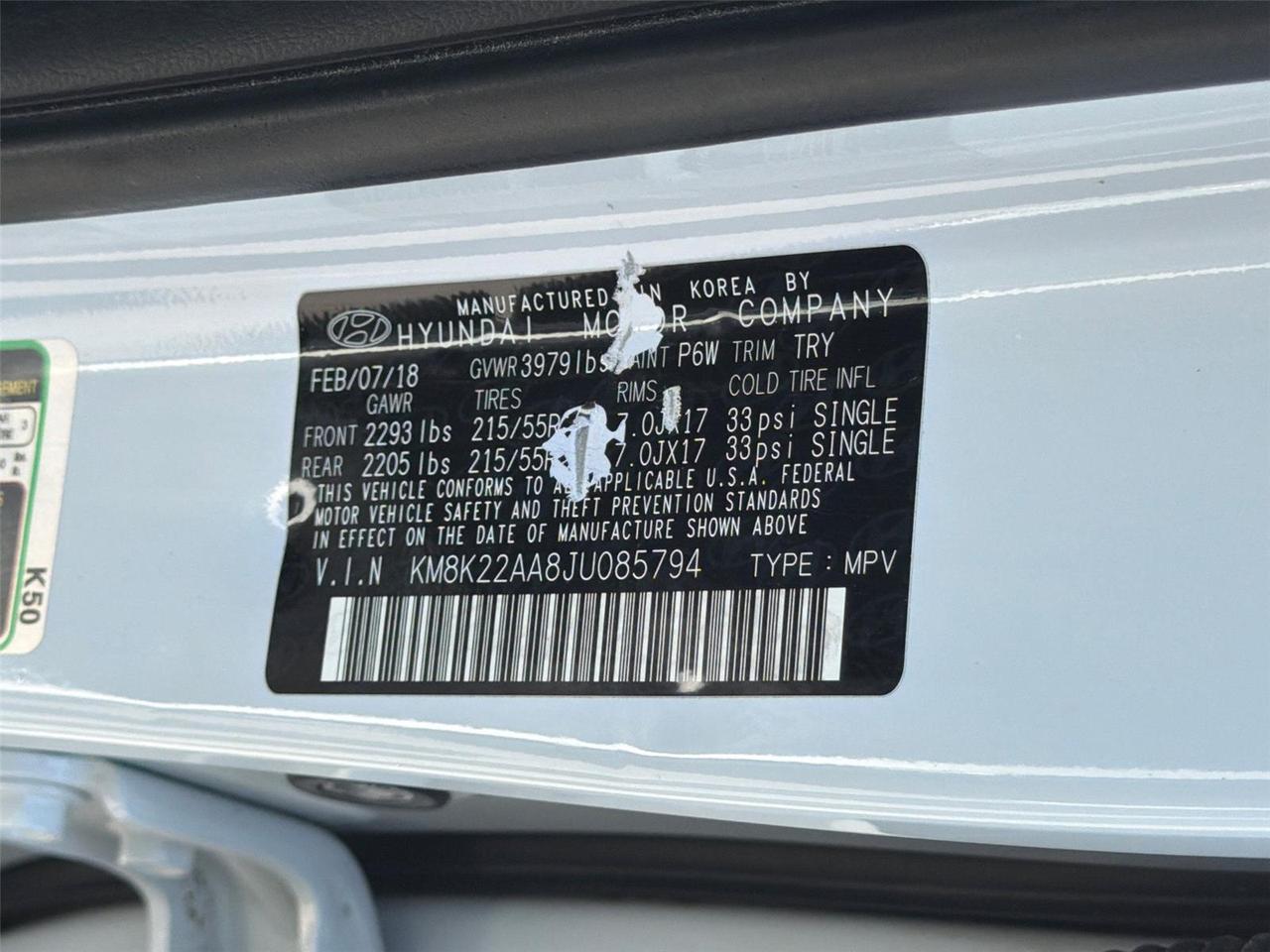 2018 Hyundai Kona SEL Hagerstown MD
