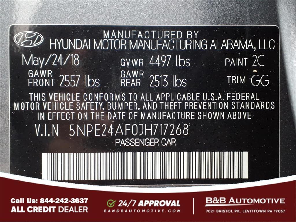 2018 Hyundai SONATA SE Levittown PA