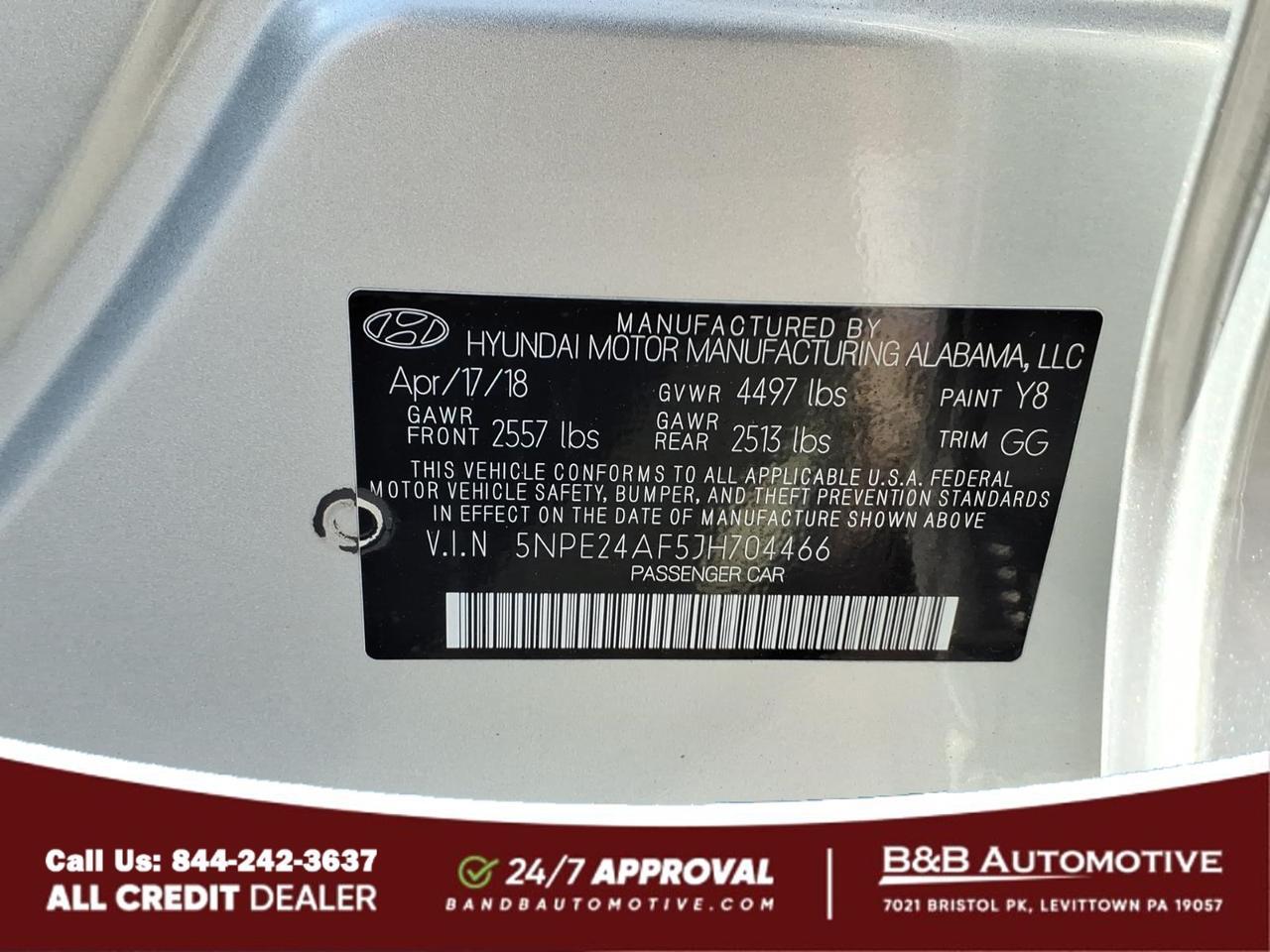 2018 Hyundai SONATA SE Levittown PA