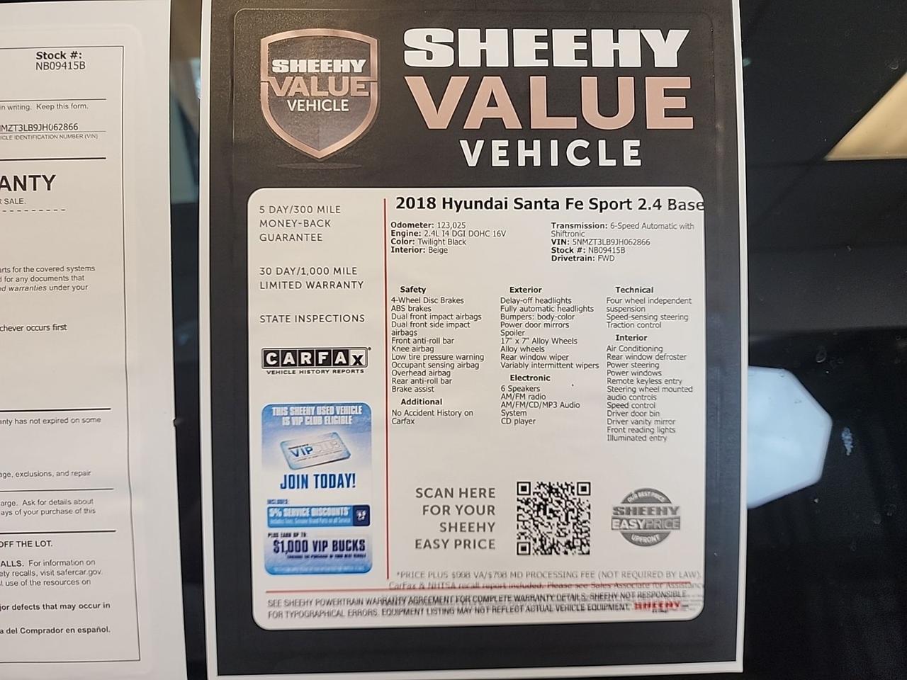 2018 Hyundai Santa Fe Sport 2.4 Base Richmond VA