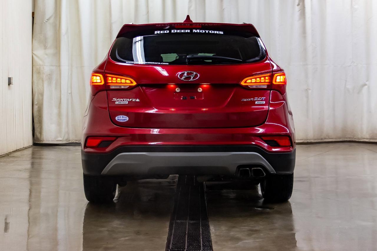 2018 Hyundai Santa Fe Sport AWD Limited Leather Roof Nav Red Deer AB
