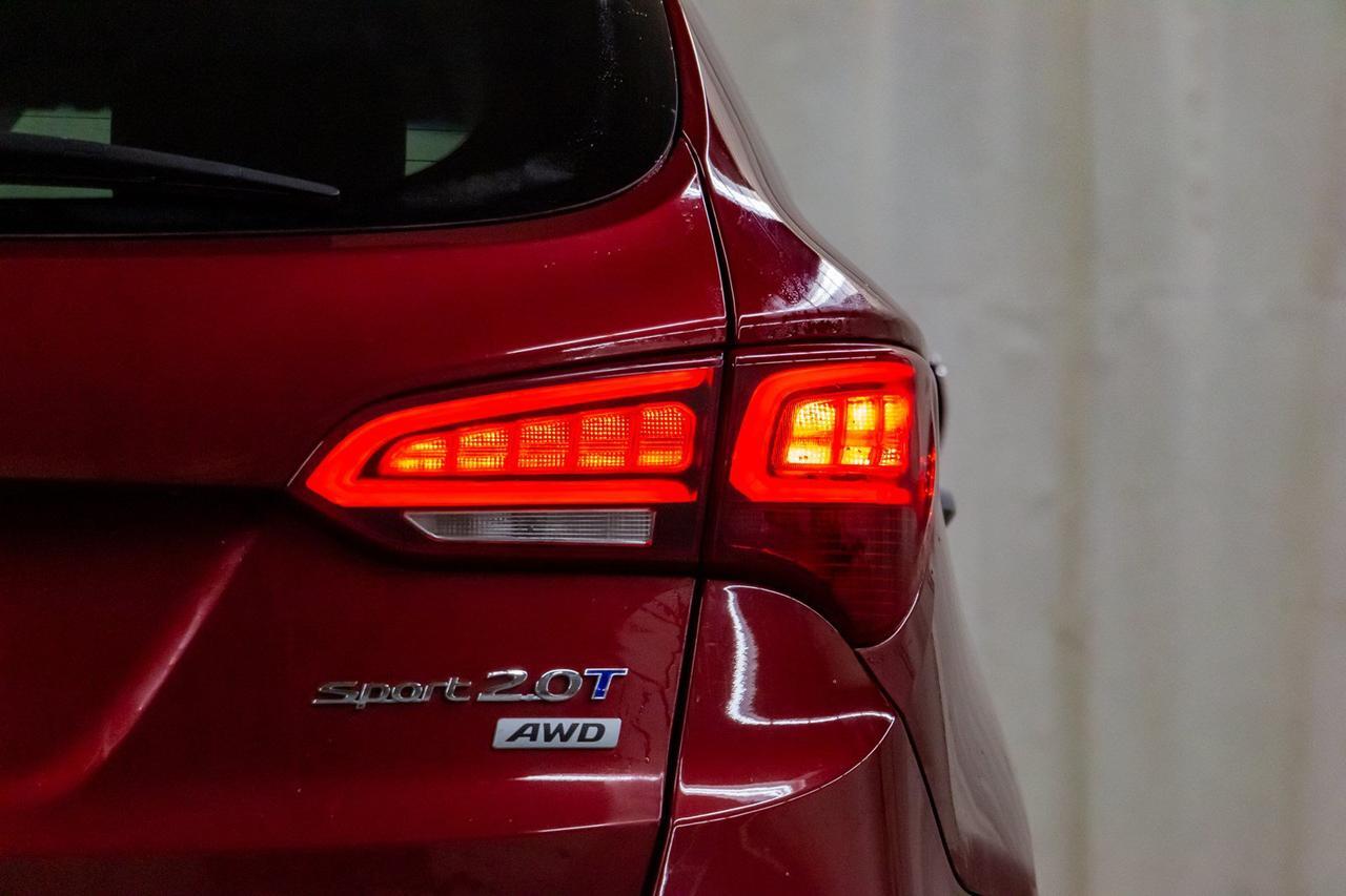 2018 Hyundai Santa Fe Sport AWD Limited Leather Roof Nav Red Deer AB