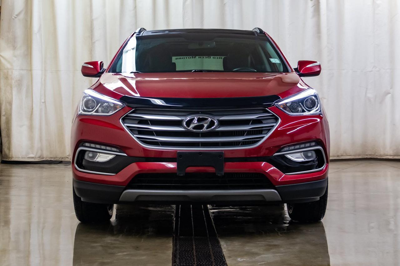 2018 Hyundai Santa Fe Sport AWD Limited Leather Roof Nav Red Deer AB