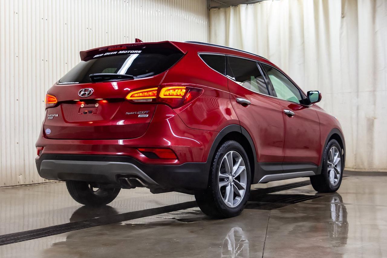 2018 Hyundai Santa Fe Sport AWD Limited Leather Roof Nav Red Deer AB
