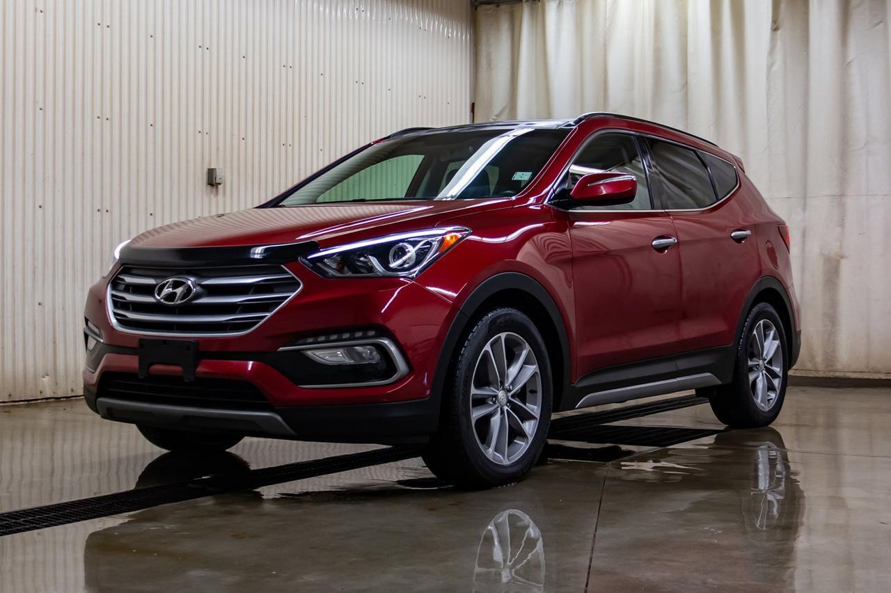 2018 Hyundai Santa Fe Sport AWD Limited Leather Roof Nav Red Deer AB