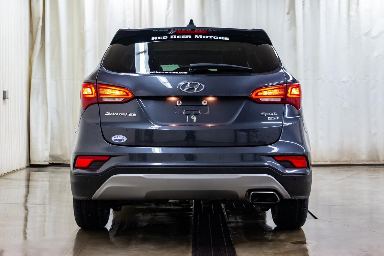 2018 Hyundai Santa Fe Sport AWD Premium Leather Roof BCam Red Deer AB