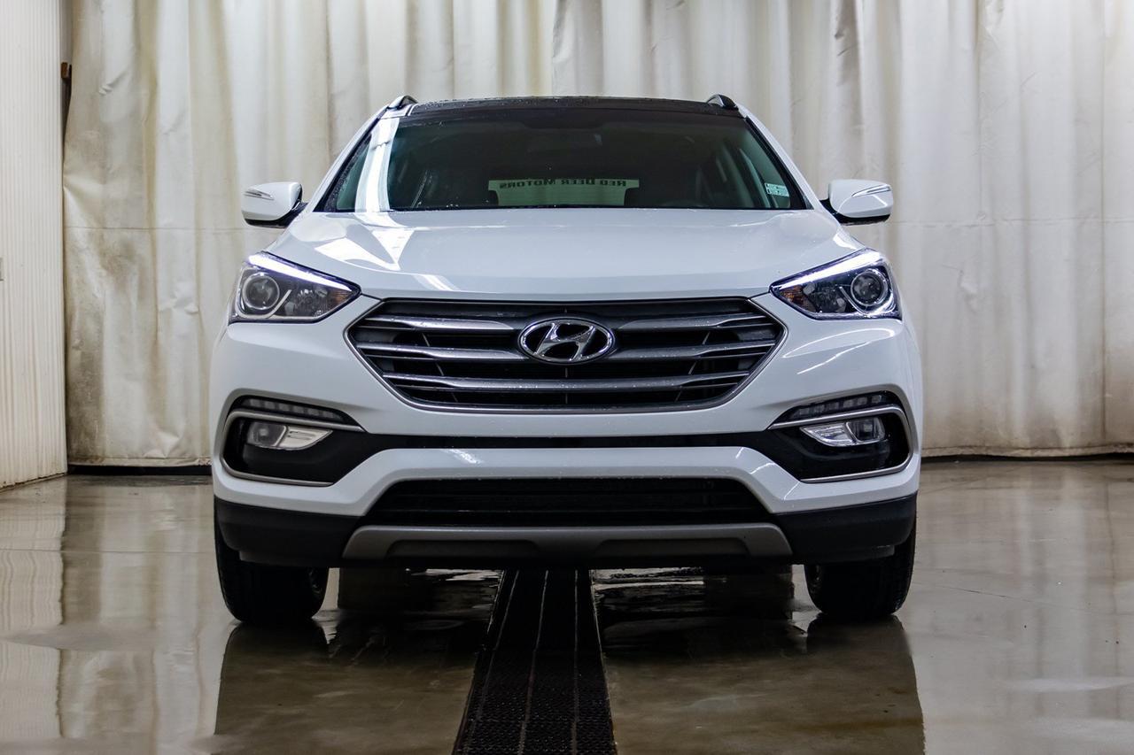 2018 Hyundai Santa Fe Sport AWD SE Leather Roof BCam Red Deer AB