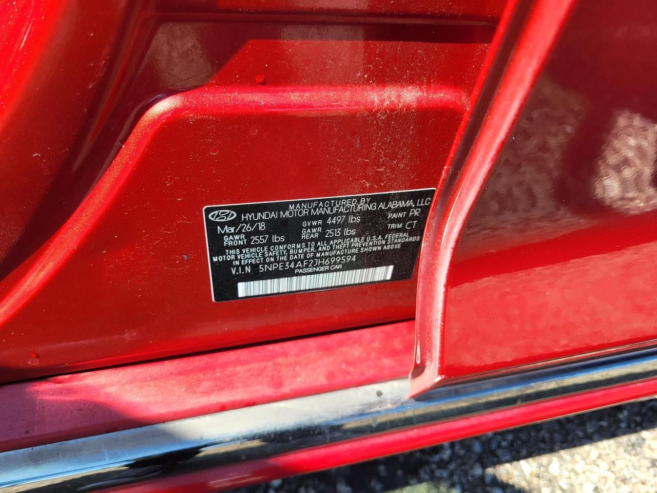 2018 Hyundai Sonata Sport+ 2.4L Beeville TX