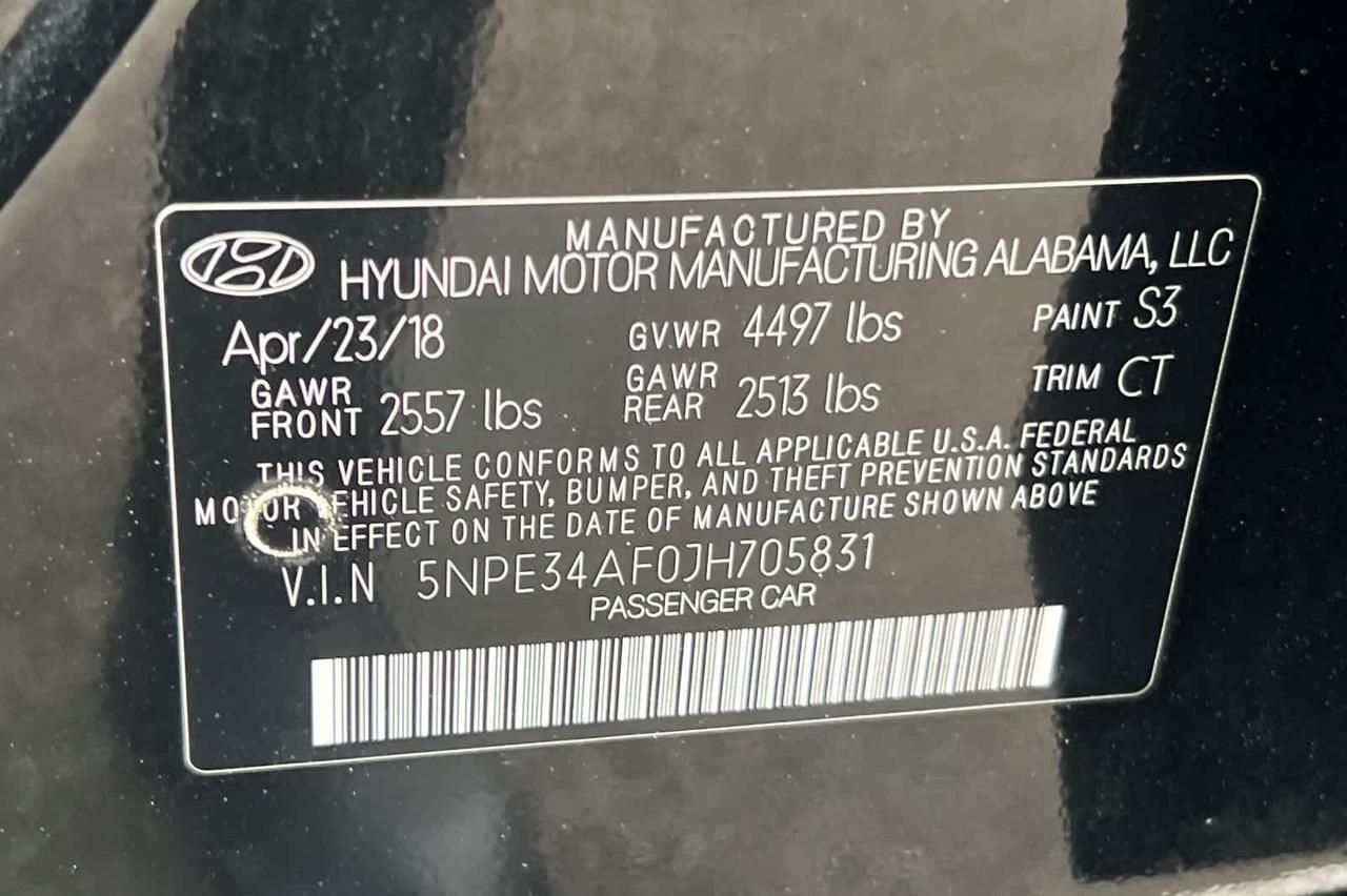 2018 Hyundai Sonata Sport+ Roseville CA