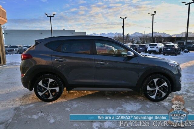 2018 Hyundai Tucson LIMITED / AWD / Ultimate Pkg / Front & Rear Heated Seats / Heated Steering / NAV / Panoramic Sunroof / Lane Watch & Blind Spot Alert / Apple CarPlay & Android Auto / Back Up Cam / Block Heater / Low Miles Anchorage AK 2018 Hyundai Tucson LIMITED / AWD / Ultimate Pkg / Front & Rear Heated Seats / Heated Steering / NAV / Panoramic Sunroof / Lane Watch & Blind Spot Alert / Apple CarPlay & Android Auto / Back Up Cam / Block Heater / Low Miles Anchorage AK