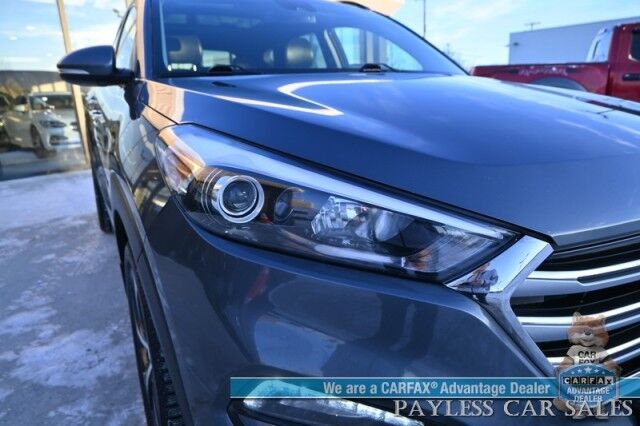 2018 Hyundai Tucson Limited / AWD / Ultimate Pkg / Heated & Cooled Leather Seats / Heated Steering / NAV / Panoramic Sunroof / Infinity Premium Speakers / Lane Watch & Blind Spot Alert / Apple CarPlay & Android Auto / Back Up Cam / Low Miles Wasilla AK
