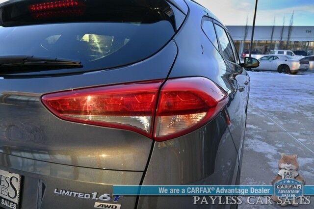 2018 Hyundai Tucson Limited / AWD / Ultimate Pkg / Heated & Cooled Leather Seats / Heated Steering / NAV / Panoramic Sunroof / Infinity Premium Speakers / Lane Watch & Blind Spot Alert / Apple CarPlay & Android Auto / Back Up Cam / Low Miles Wasilla AK