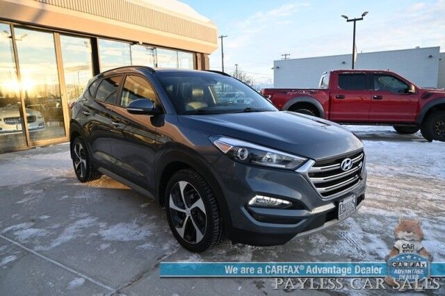 2018 Hyundai Tucson Limited / AWD / Ultimate Pkg / Heated & Cooled Leather Seats / Heated Steering / NAV / Panoramic Sunroof / Infinity Premium Speakers / Lane Watch & Blind Spot Alert / Apple CarPlay & Android Auto / Back Up Cam / Low Miles Wasilla AK