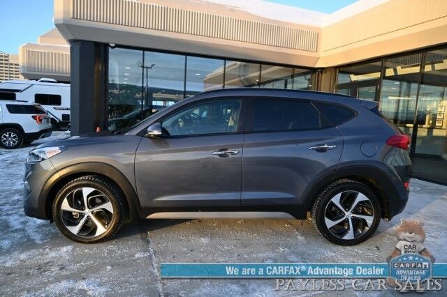 2018 Hyundai Tucson Limited / AWD / Ultimate Pkg / Heated & Cooled Leather Seats / Heated Steering / NAV / Panoramic Sunroof / Infinity Premium Speakers / Lane Watch & Blind Spot Alert / Apple CarPlay & Android Auto / Back Up Cam / Low Miles Anchorage AK 2018 Hyundai Tucson Limited / AWD / Ultimate Pkg / Heated & Cooled Leather Seats / Heated Steering / NAV / Panoramic Sunroof / Infinity Premium Speakers / Lane Watch & Blind Spot Alert / Apple CarPlay & Android Auto / Back Up Cam / Low Miles Anchorage AK