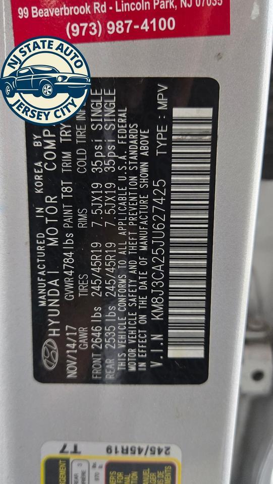 2018 Hyundai Tucson Limited Jersey City NJ