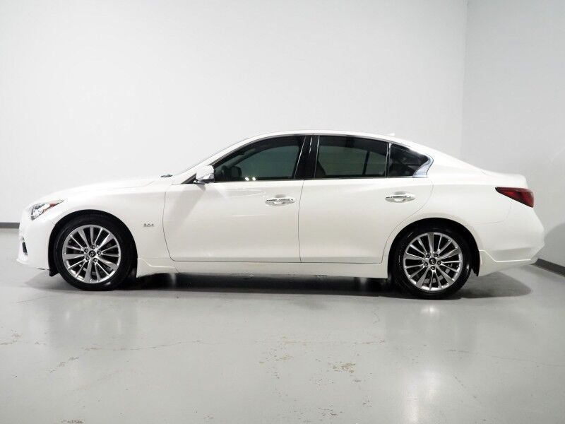 2018 INFINITI Q50 3.0t LUXE *NAVIGATION, SAFETY ALERTS, 360 VIEW CAMERAS, COLOR TOUCHSCREEN, MOONROOF, HEATED SEATS/STEERING, REMOTE START, KEYLESS ENTRY, BLUETOOTH PHONE & AUDIO Round Rock TX