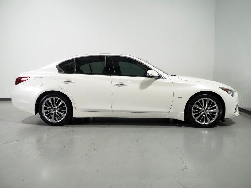 2018 INFINITI Q50 3.0t LUXE *NAVIGATION, SAFETY ALERTS, 360 VIEW CAMERAS, COLOR TOUCHSCREEN, MOONROOF, HEATED SEATS/STEERING, REMOTE START, KEYLESS ENTRY, BLUETOOTH PHONE & AUDIO Round Rock TX