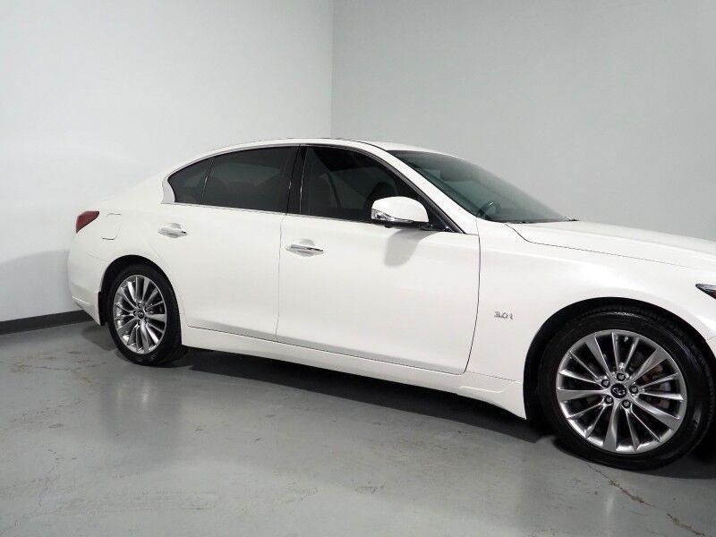2018 INFINITI Q50 3.0t LUXE *NAVIGATION, SAFETY ALERTS, 360 VIEW CAMERAS, COLOR TOUCHSCREEN, MOONROOF, HEATED SEATS/STEERING, REMOTE START, KEYLESS ENTRY, BLUETOOTH PHONE & AUDIO Round Rock TX