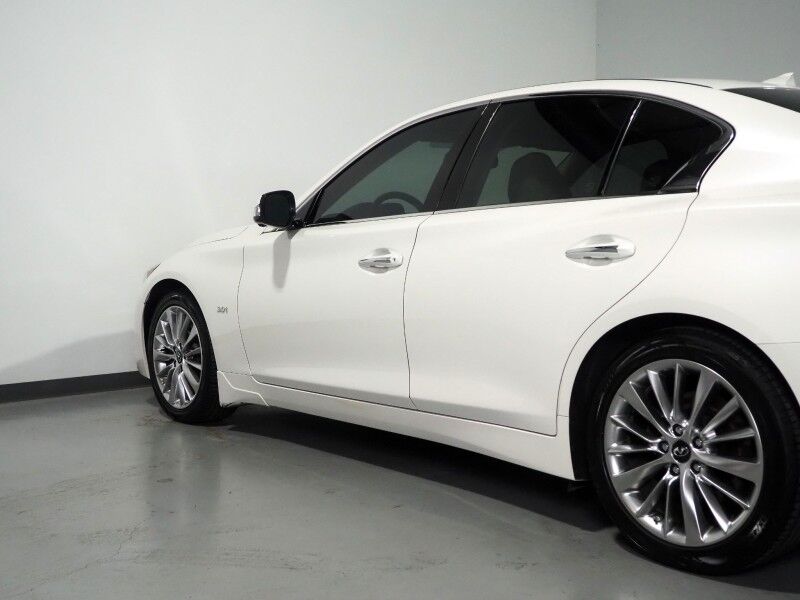 2018 INFINITI Q50 3.0t LUXE *NAVIGATION, SAFETY ALERTS, 360 VIEW CAMERAS, COLOR TOUCHSCREEN, MOONROOF, HEATED SEATS/STEERING, REMOTE START, KEYLESS ENTRY, BLUETOOTH PHONE & AUDIO Round Rock TX