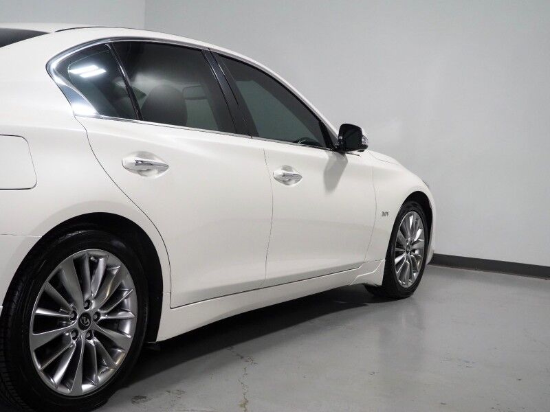 2018 INFINITI Q50 3.0t LUXE *NAVIGATION, SAFETY ALERTS, 360 VIEW CAMERAS, COLOR TOUCHSCREEN, MOONROOF, HEATED SEATS/STEERING, REMOTE START, KEYLESS ENTRY, BLUETOOTH PHONE & AUDIO Round Rock TX
