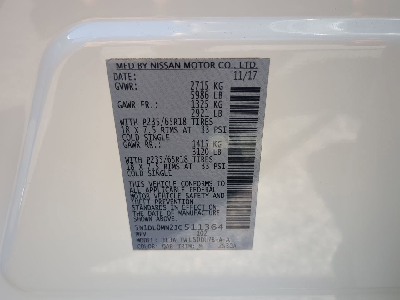 2018 INFINITI QX60 Winder GA