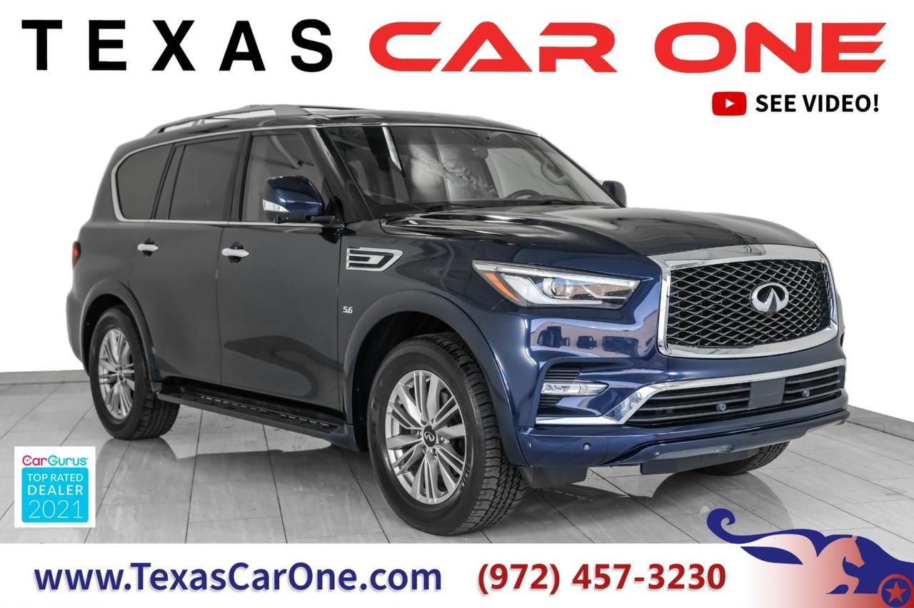 2018 INFINITI QX80 NAVIGATION SUNROOF LEATHER HEATED SEATS REAR CAMERA KEYLESS START BLUETOOTH Carrollton TX