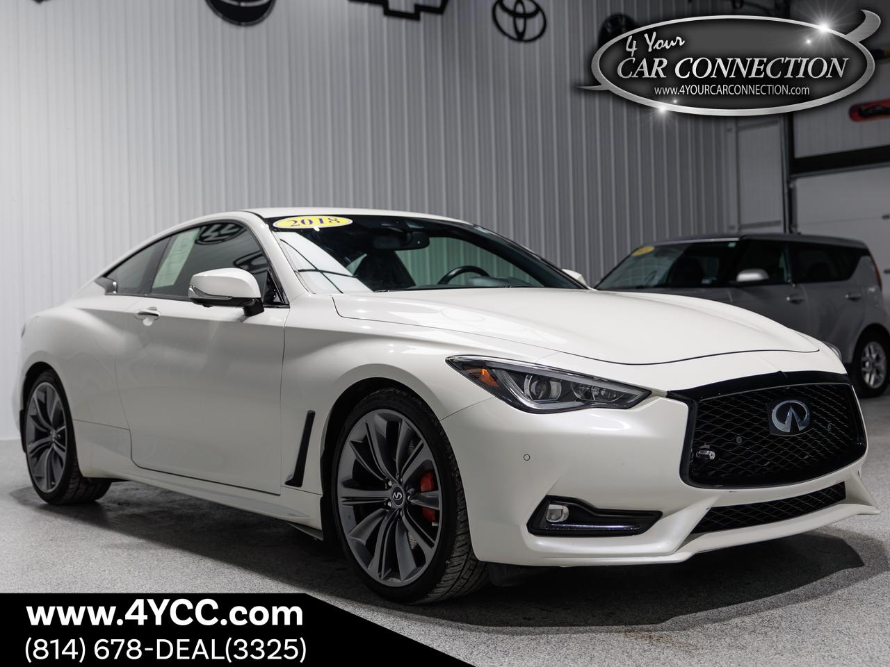 2018 Infiniti Q60 Red Sport 400 AWD Cranberry PA