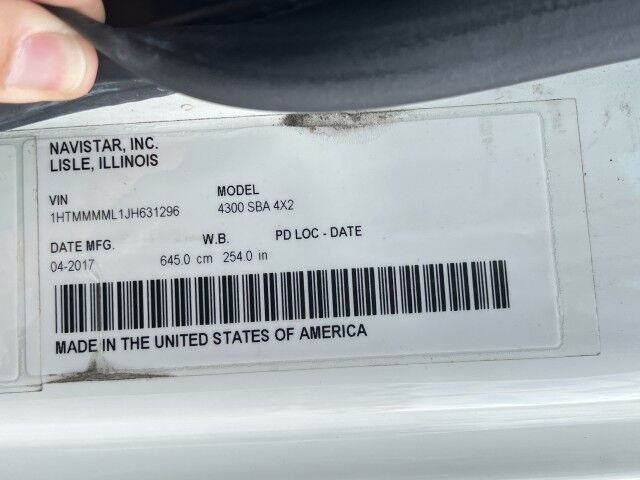 2018 International 4300 26' Dry Freight Truck with 2,500 lbs. Lift Gate Fort Pierce FL