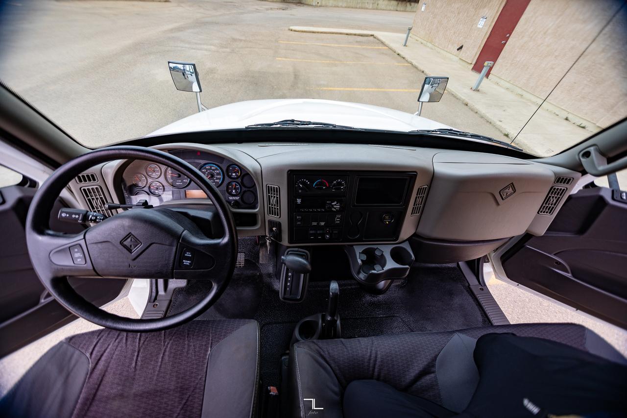 2018 International 4300 Day Cab Roll Off Tilt Flat Deck Diesel Red Deer AB