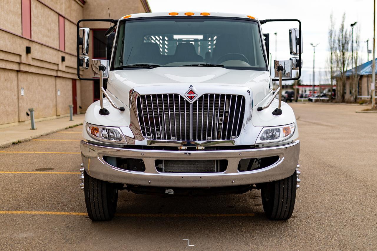 2018 International 4300 Day Cab Roll Off Tilt Flat Deck Diesel Red Deer AB