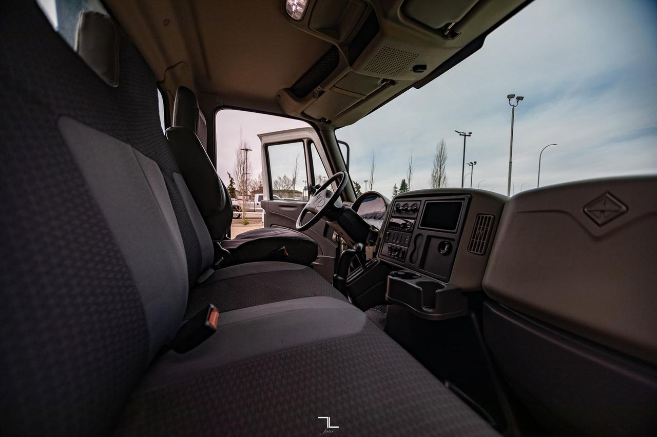 2018 International 4300 Day Cab Roll Off Tilt Flat Deck Diesel Red Deer AB