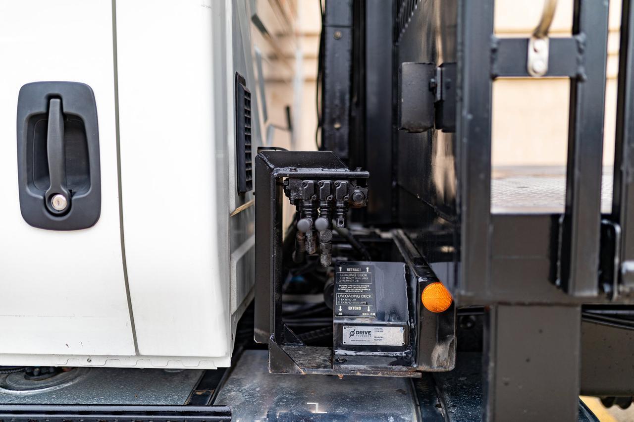 2018 International 4300 Day Cab Roll Off Tilt Flat Deck Diesel Red Deer AB