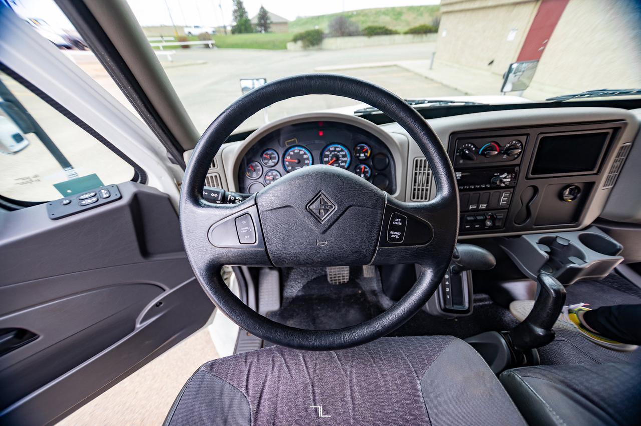 2018 International 4300 Day Cab Roll Off Tilt Flat Deck Diesel Red Deer AB