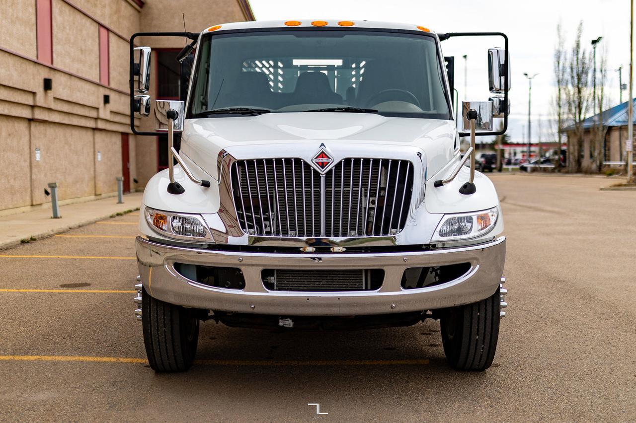 2018 International 4300 Day Cab Roll Off Tilt Flat Deck Diesel Red Deer AB