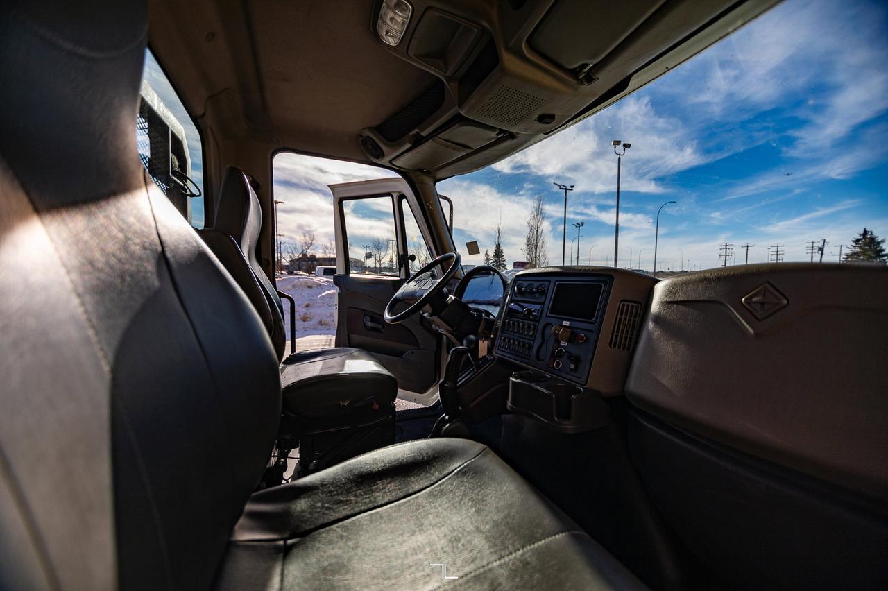 2018 International 4300 Day Cab Tilt Deck Diesel Winch Red Deer AB