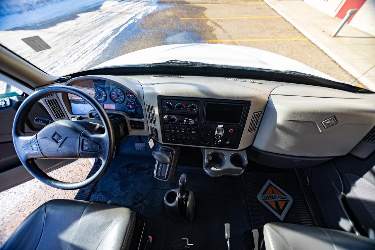 2018 International 4300 Day Cab Tilt Deck Diesel Winch Red Deer AB