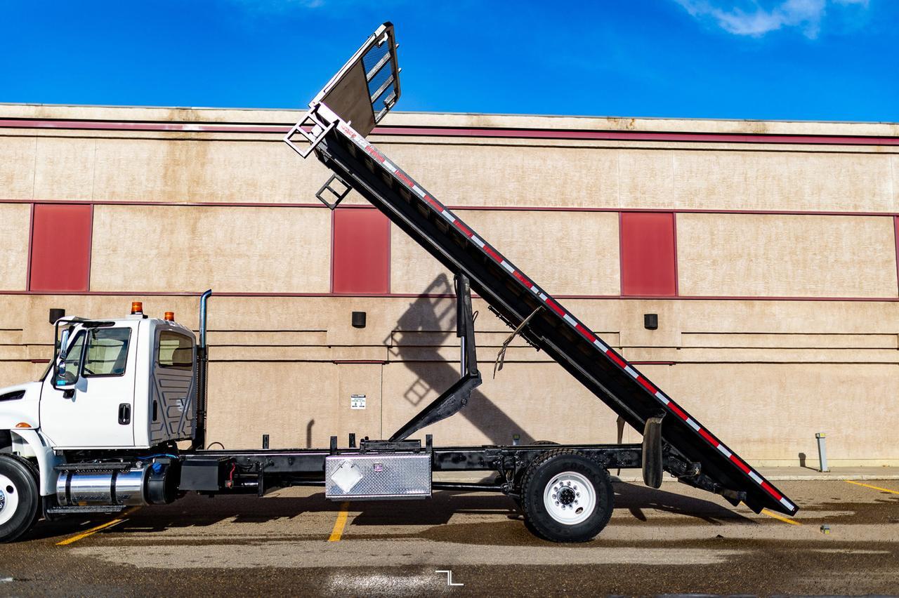 2018 International 4300 Day Cab Tilt Deck Diesel Winch Red Deer AB
