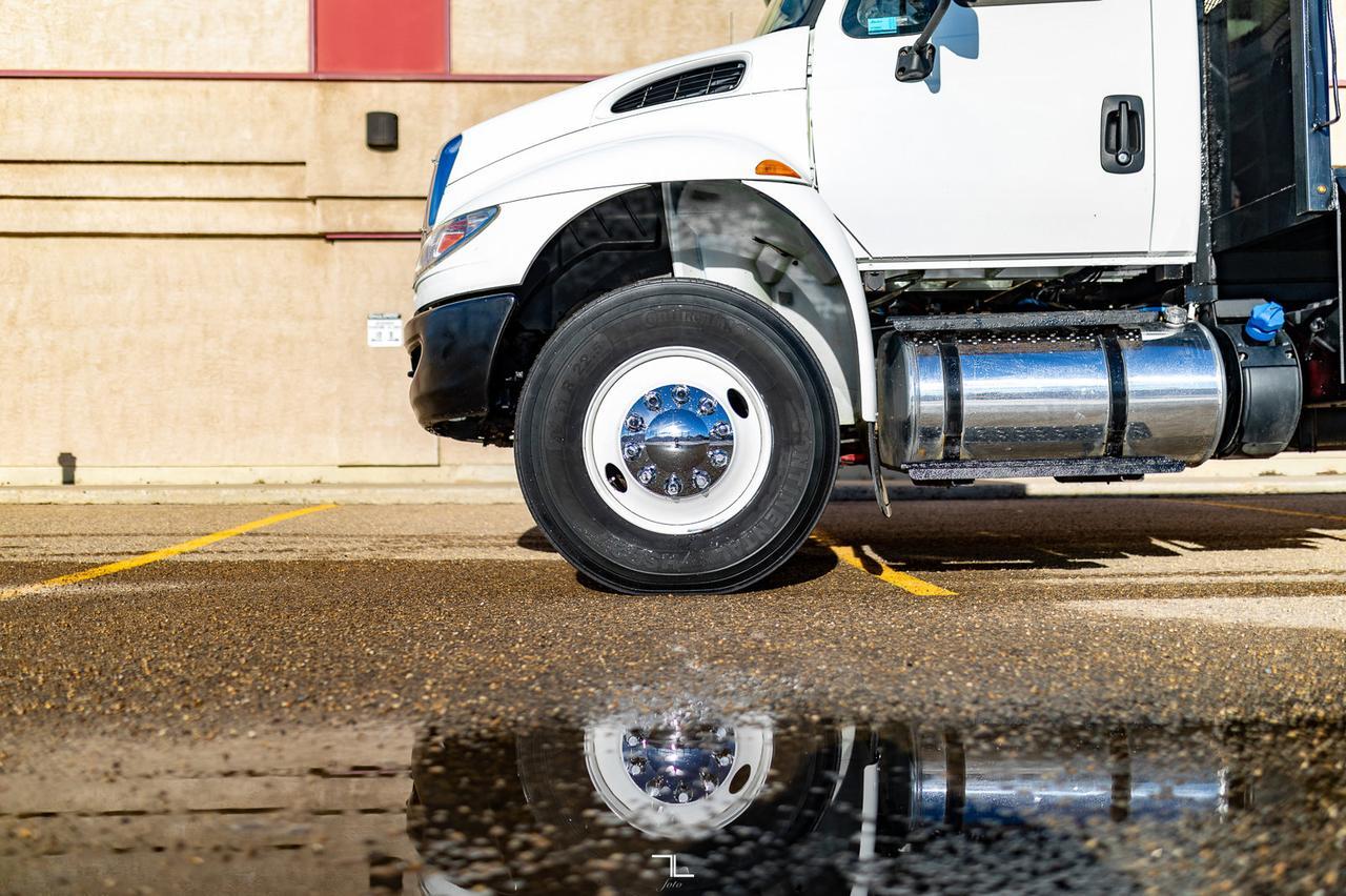 2018 International 4300 Day Cab Tilt Deck Diesel Winch Red Deer AB