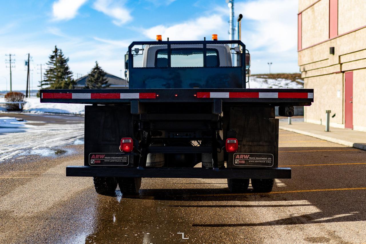 2018 International 4300 Day Cab Tilt Deck Diesel Winch Red Deer AB