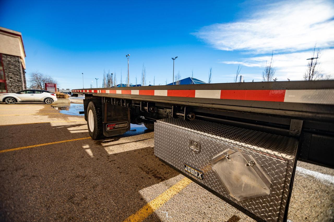 2018 International 4300 Day Cab Tilt Deck Diesel Winch Red Deer AB