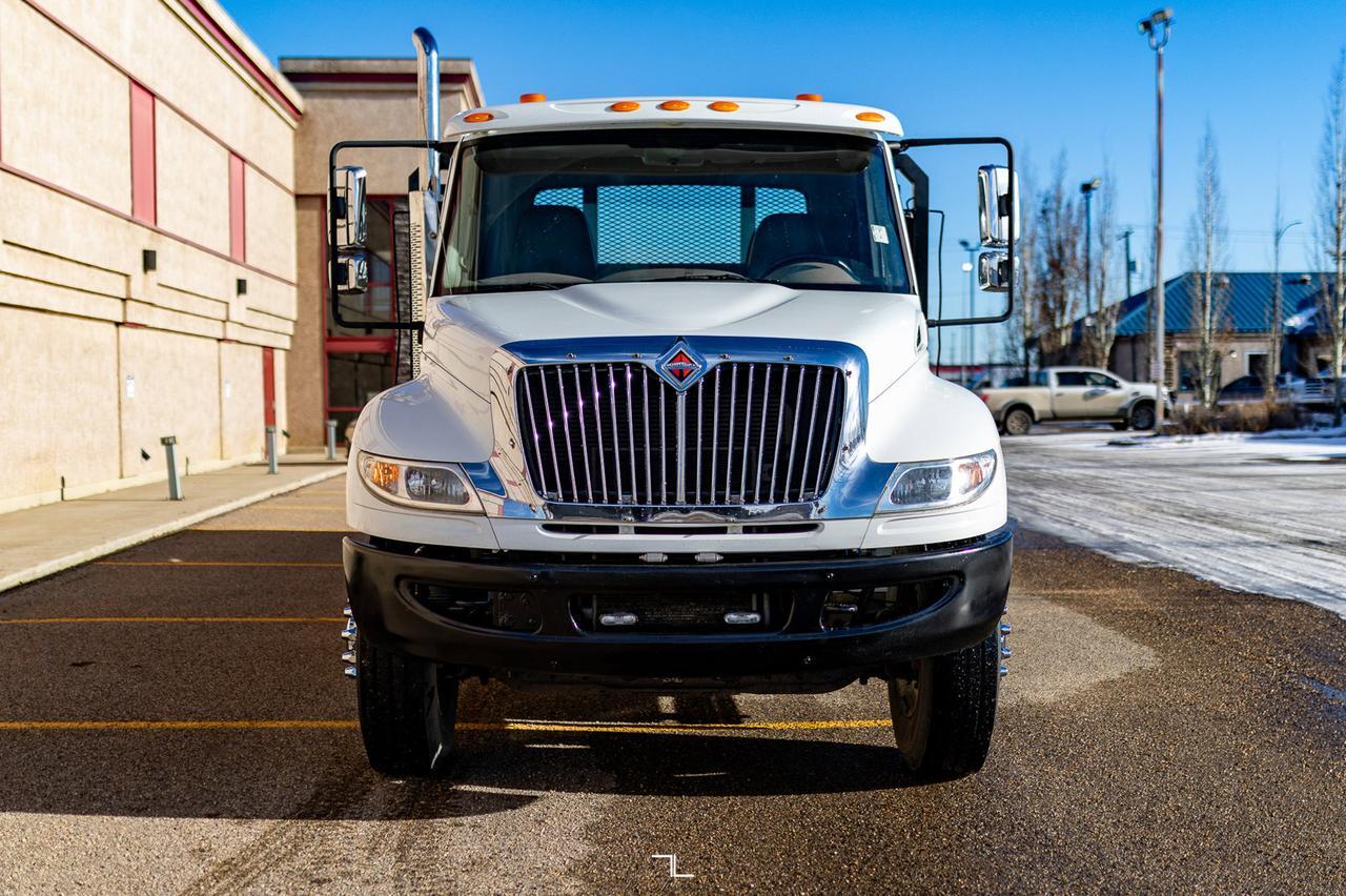 2018 International 4300 Day Cab Tilt Deck Diesel Winch Red Deer AB
