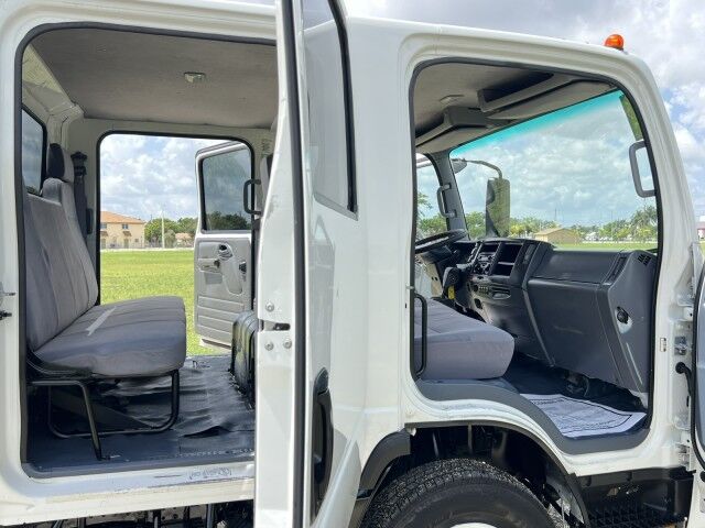 2018 Isuzu NPR Crew Cab GAS 14&apos; Aluminum Slanted Landscape Dump Truck Homestead FL