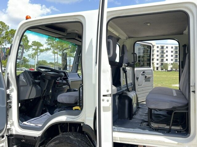 2018 Isuzu NPR Crew Cab GAS 14&apos; Aluminum Slanted Landscape Dump Truck Homestead FL