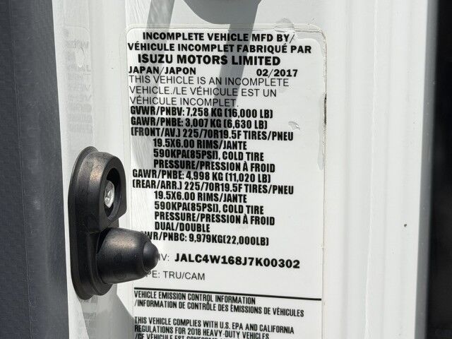 2018 Isuzu NPR-XD 16' Steel Flatbed Truck Homestead FL