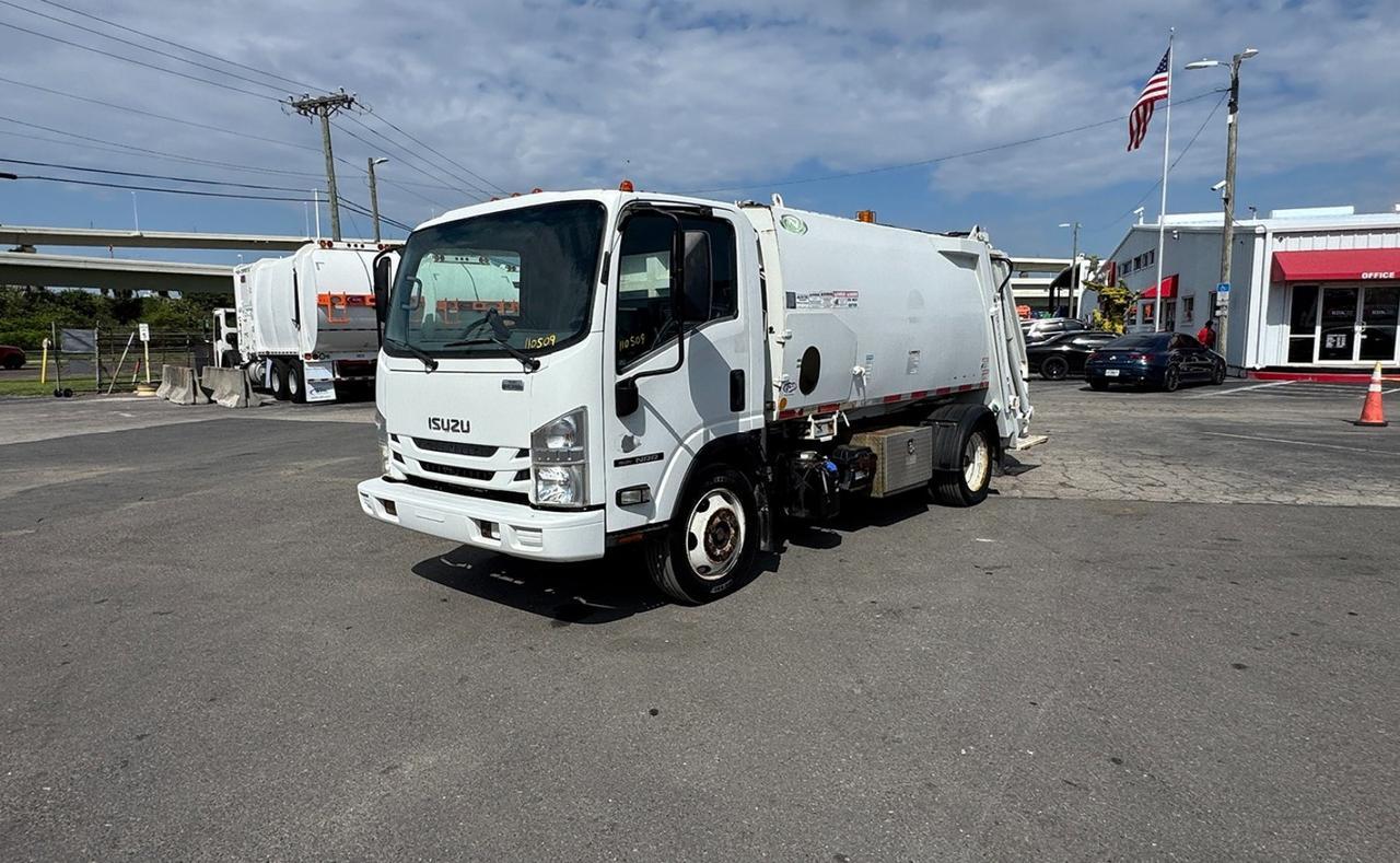 2018 Isuzu NRR 8 yard New Way Rear Loader Garbage Truck